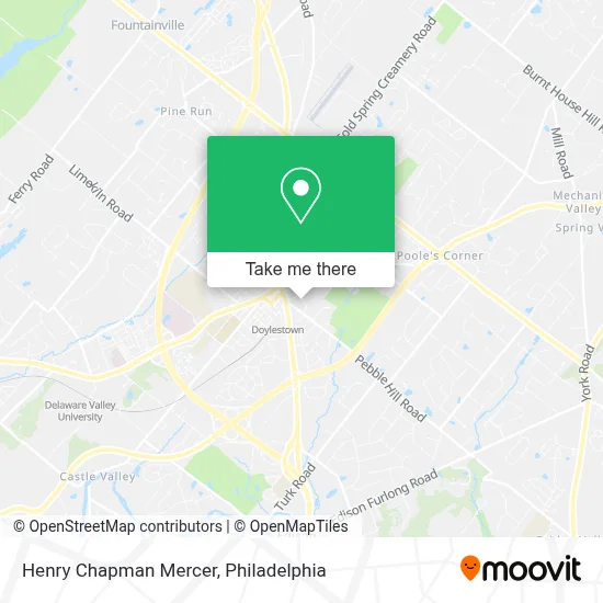 Henry Chapman Mercer map