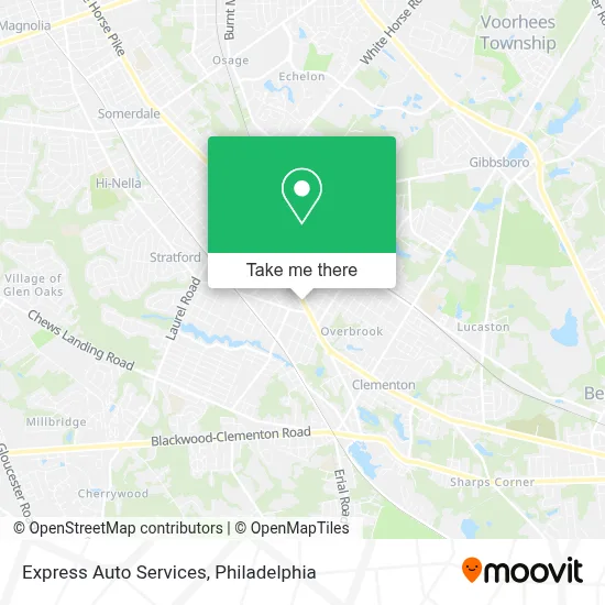 Express Auto Services map