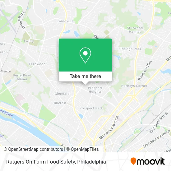 Rutgers On-Farm Food Safety map