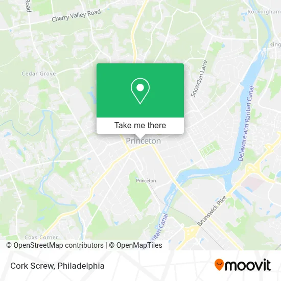 Cork Screw map