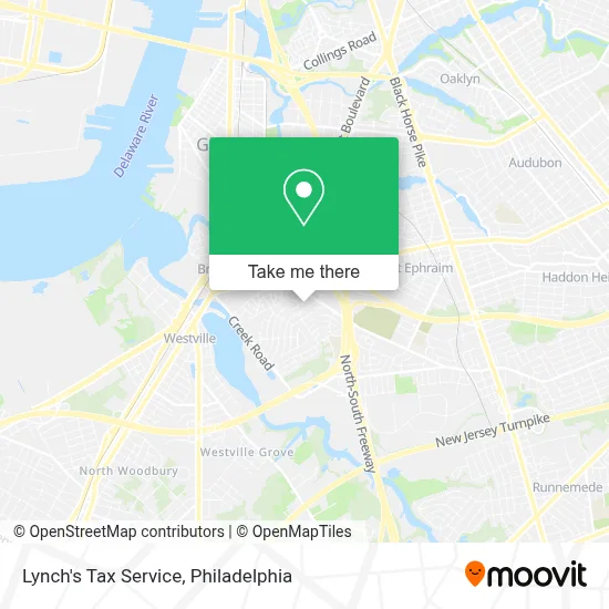 Lynch's Tax Service map