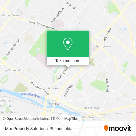 Mcr Property Solutions map