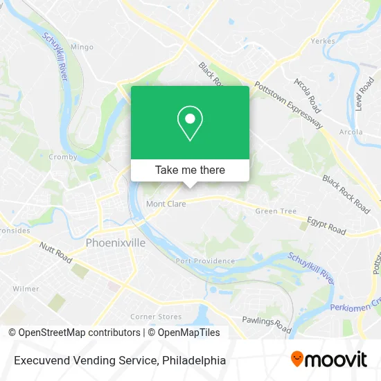 Execuvend Vending Service map