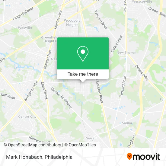 Mark Honabach map
