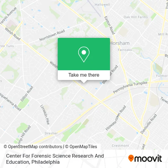 Center For Forensic Science Research And Education map