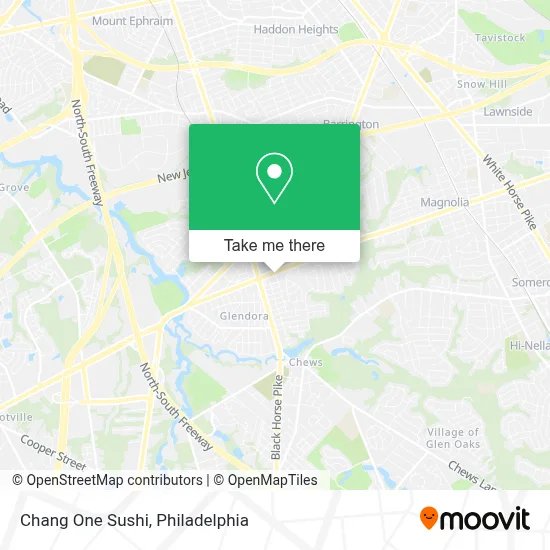 Chang One Sushi map