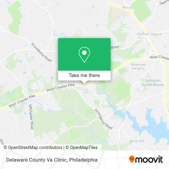 Delaware County Va Clinic map