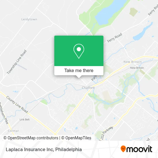 Laplaca Insurance Inc map