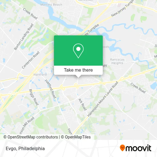 Evgo map
