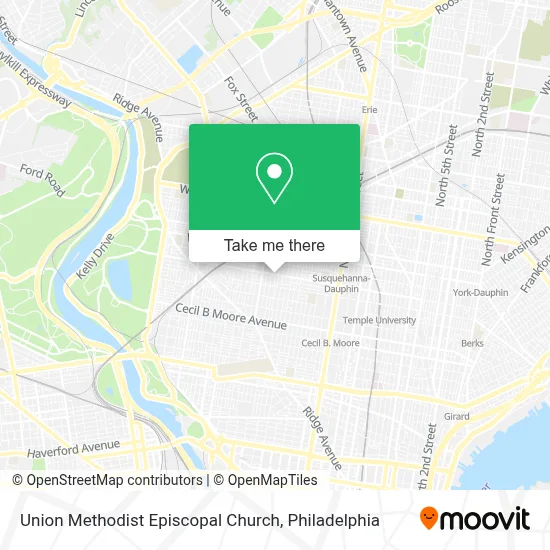 Union Methodist Episcopal Church map