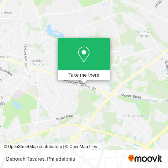 Deborah Tavares map