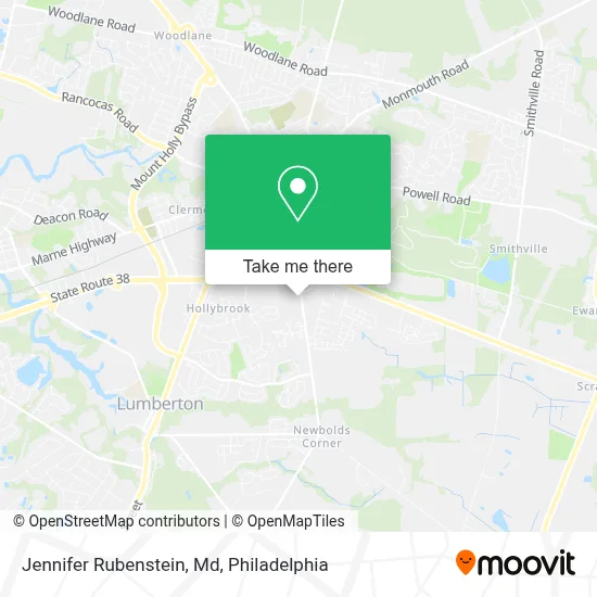 Jennifer Rubenstein, Md map