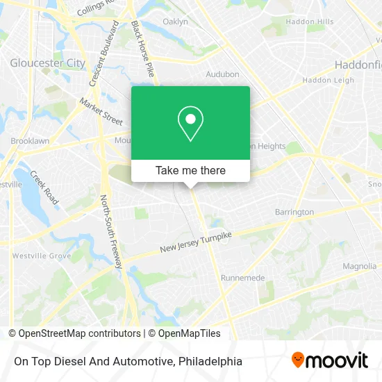 On Top Diesel And Automotive map