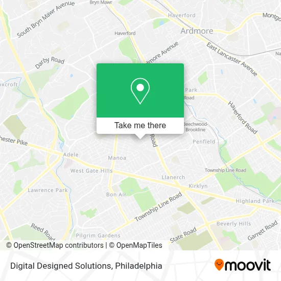 Digital Designed Solutions map