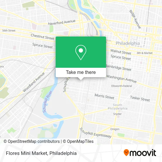 Flores Mini Market map
