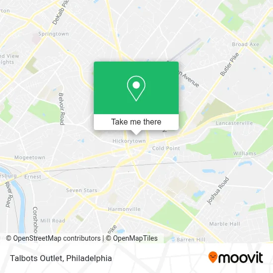 Talbots Outlet map