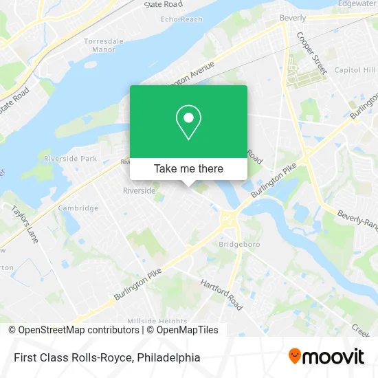 First Class Rolls-Royce map