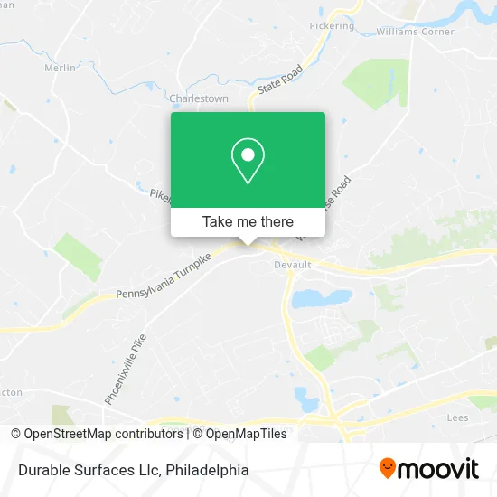 Durable Surfaces Llc map