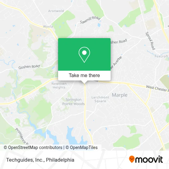 Techguides, Inc. map