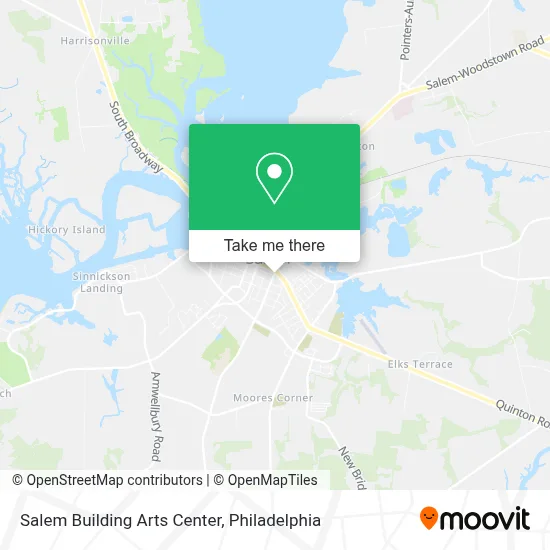 Salem Building Arts Center map
