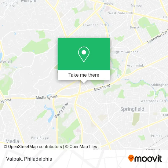 Valpak map