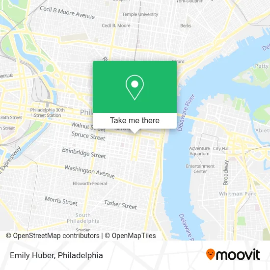 Emily Huber map