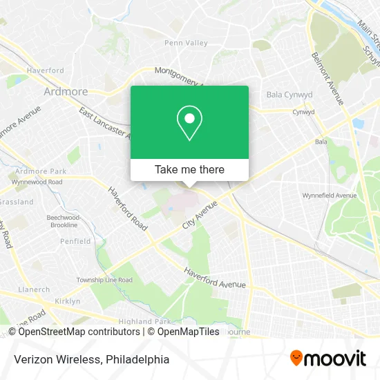 Verizon Wireless map