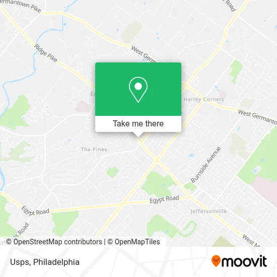 Usps map