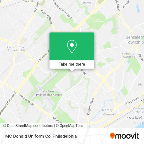 MC Donald Uniform Co map