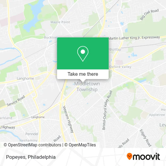 Popeyes map
