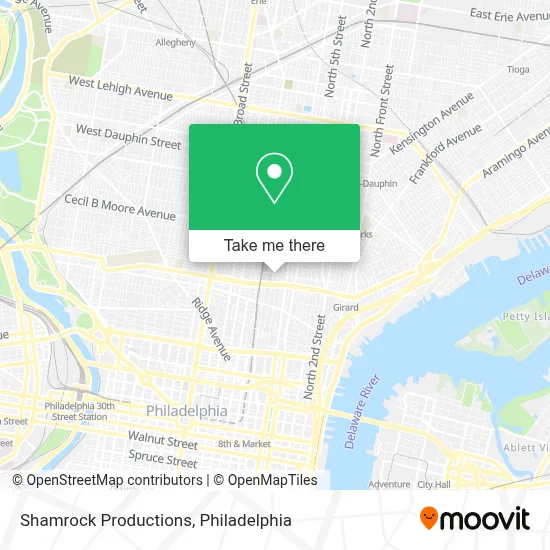 Shamrock Productions map