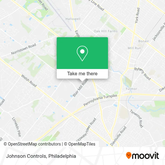 Johnson Controls map