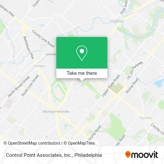Control Point Associates, Inc. map