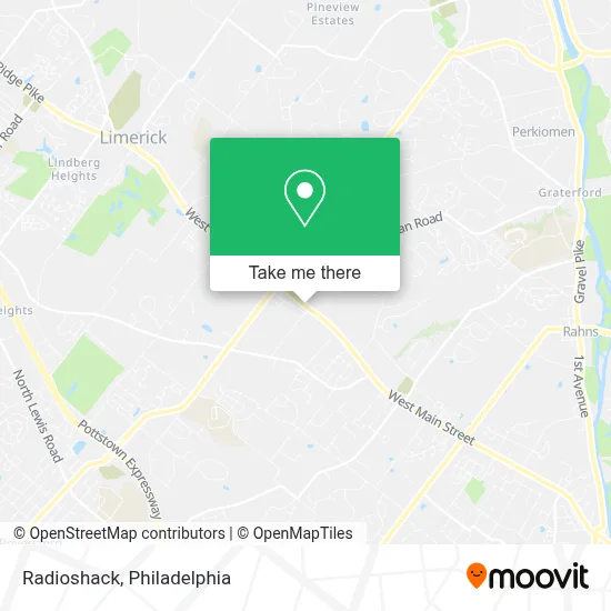 Radioshack map
