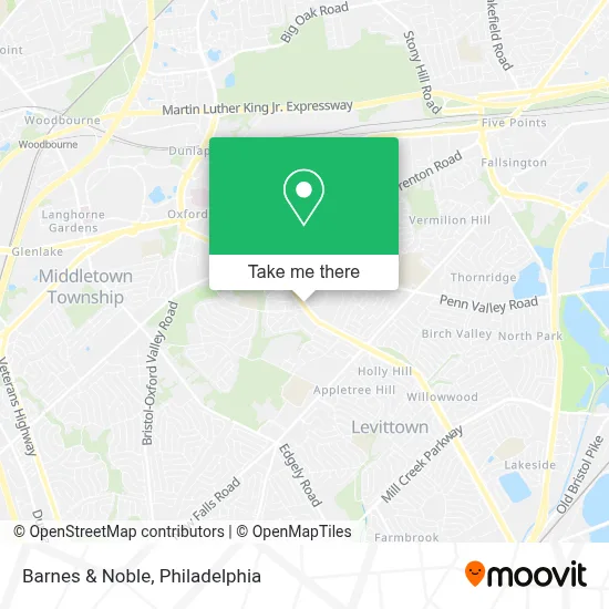 Barnes & Noble map