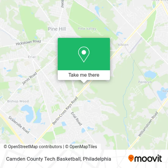 Camden County Tech Basketball map