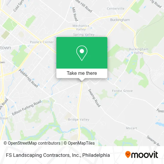 FS Landscaping Contractors, Inc. map