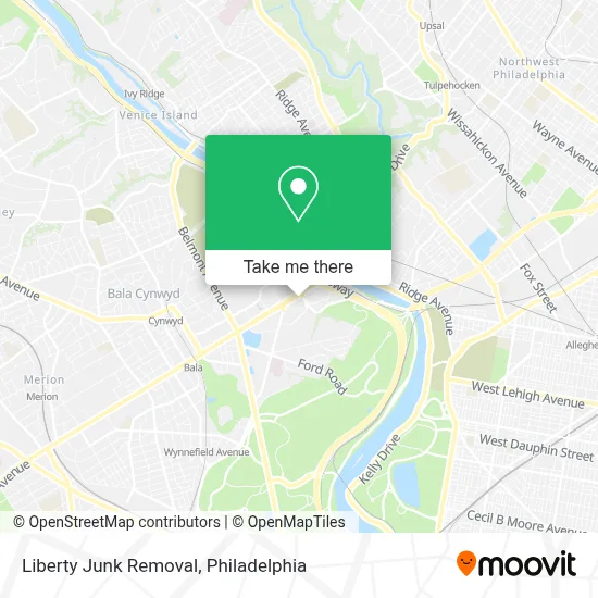 Liberty Junk Removal map