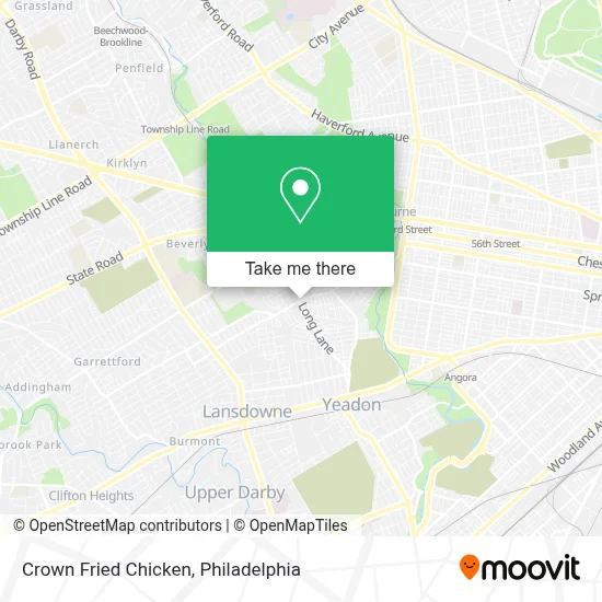 Crown Fried Chicken map