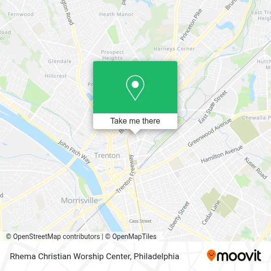 Rhema Christian Worship Center map
