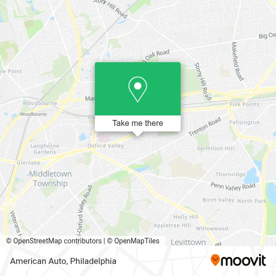 American Auto map