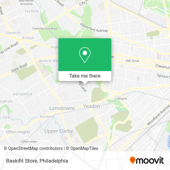 Baskifit Store map