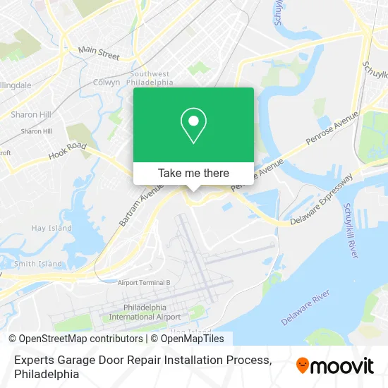 Experts Garage Door Repair Installation Process map