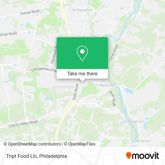 Tript Food Llc map