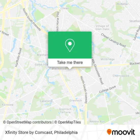 Xfinity Store by Comcast map