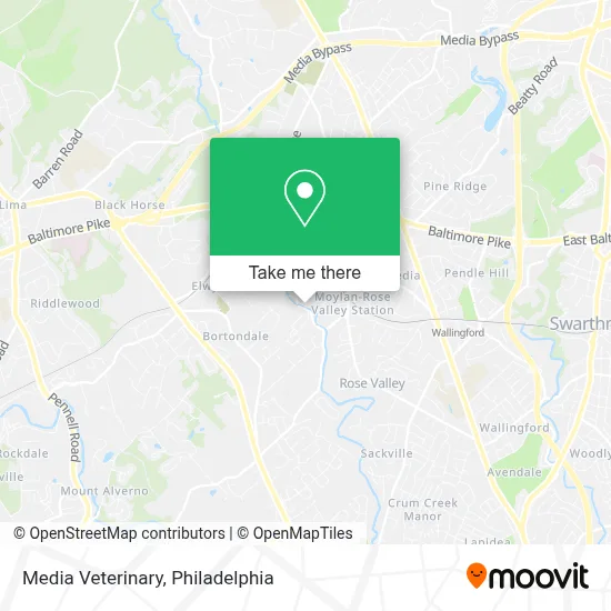 Media Veterinary map