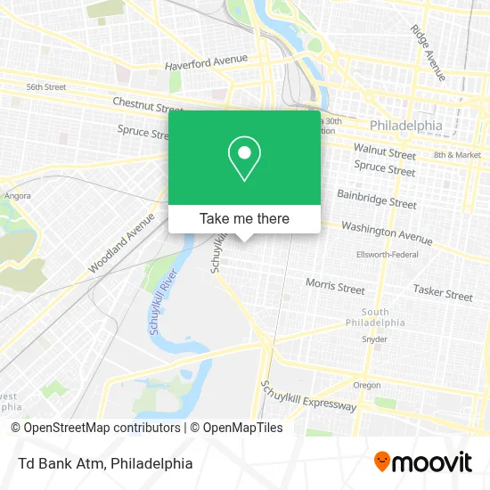 Td Bank Atm map