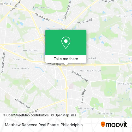 Matthew Rebecca Real Estate map