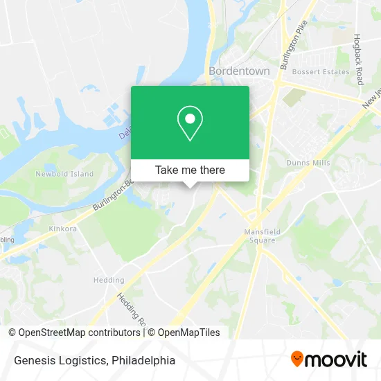 Genesis Logistics map