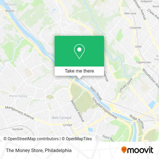 The Money Store map